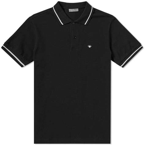 dior homme bee logo shirt|Dior Dior Homme White Cotton Bee Logo Polo T.